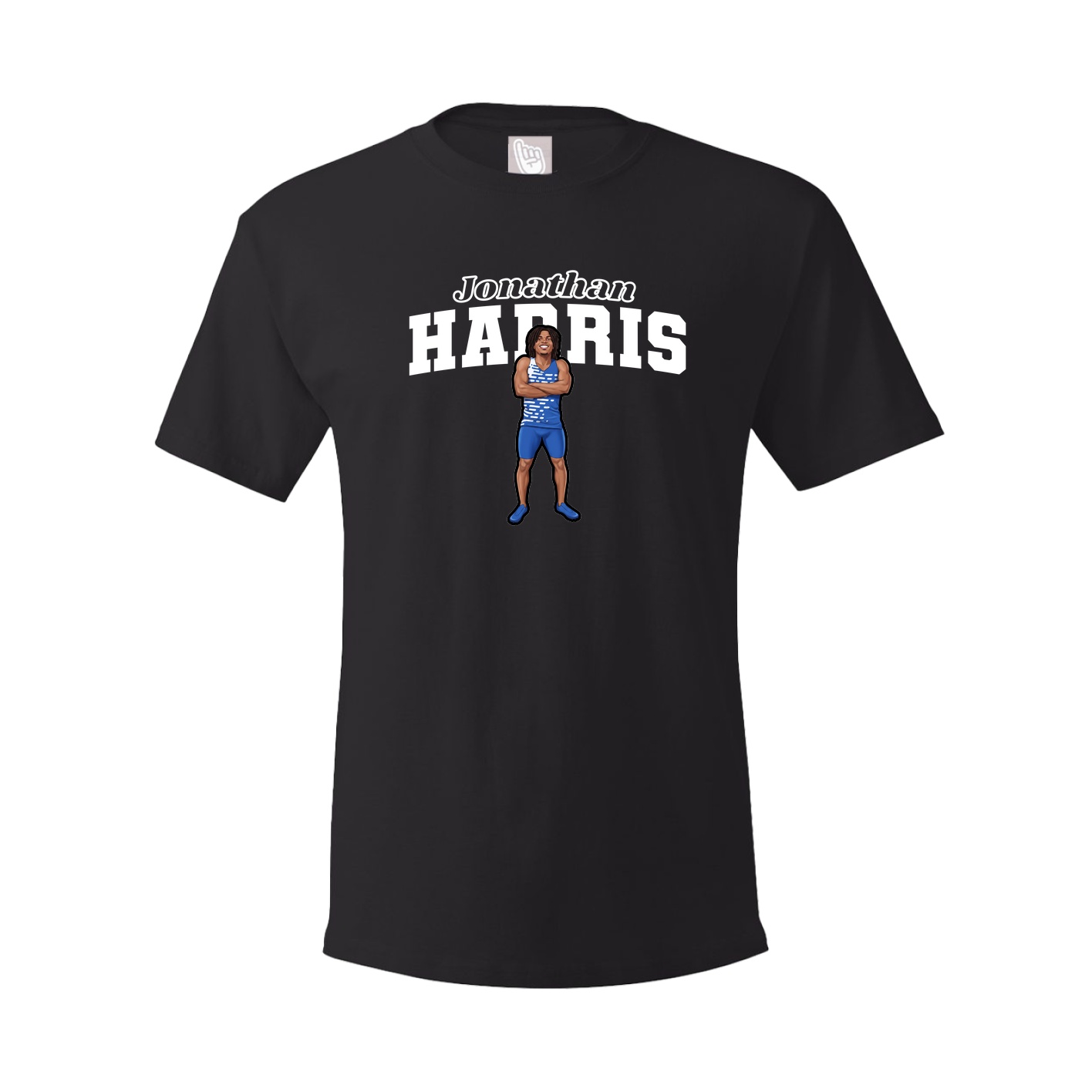 Youth Tee — Name Arch in Black