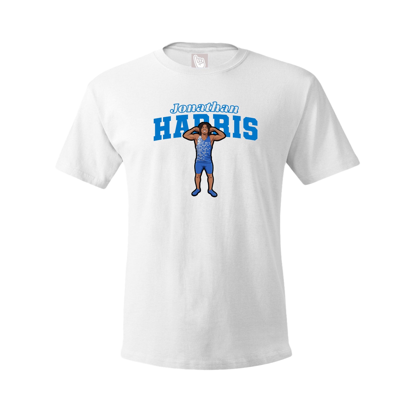 Tee — Name Arch in White