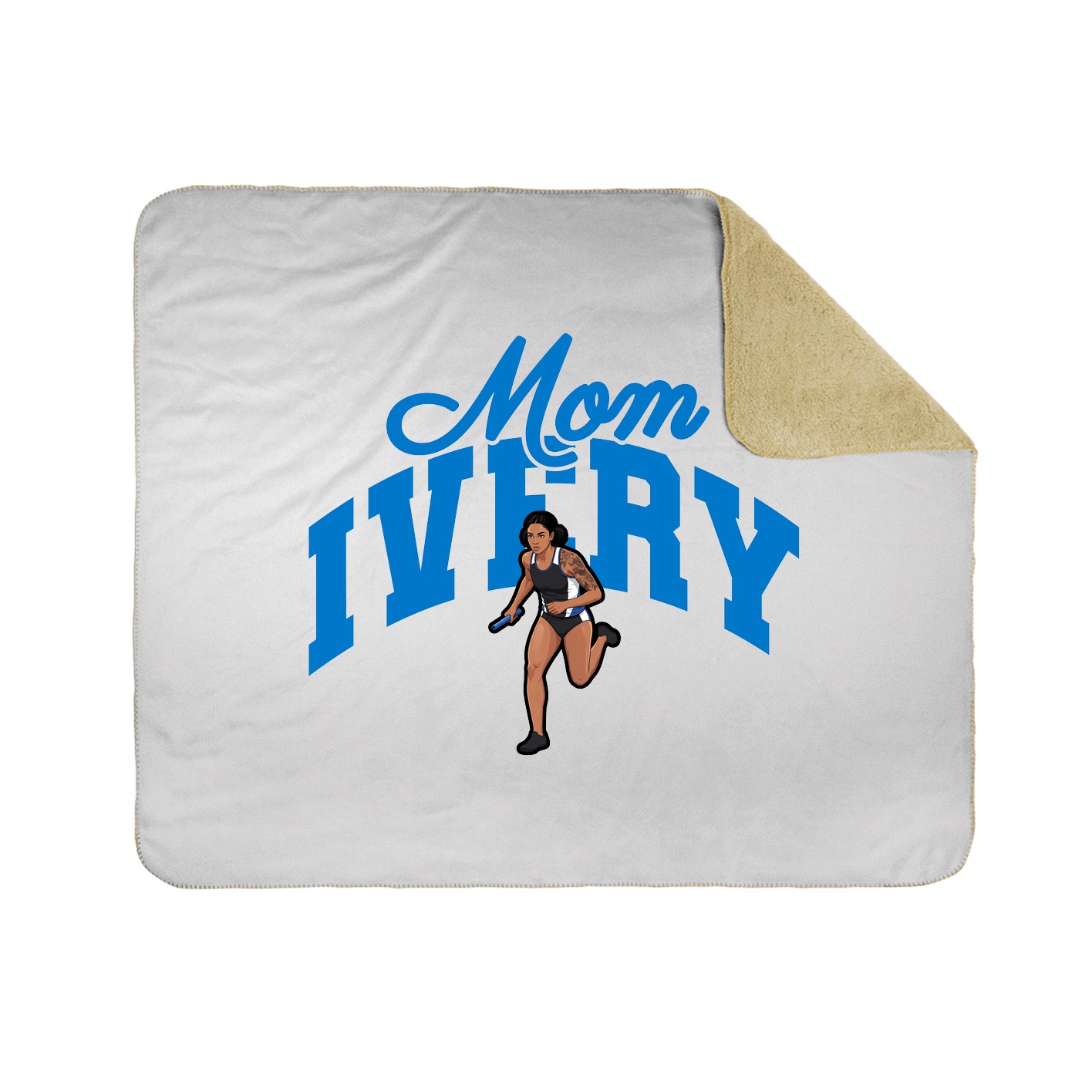 Throw Blanket — Mothers Day Arch in White