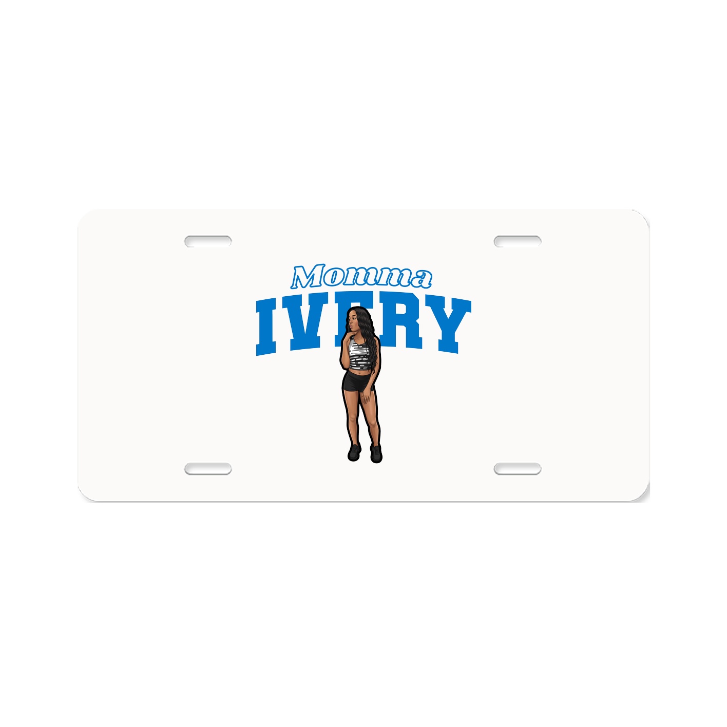 License Plate — Mothers Day Block in Classic