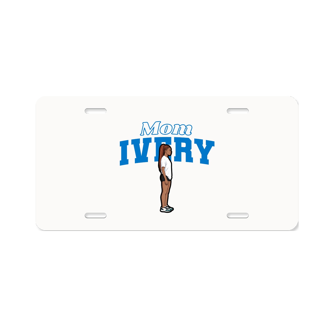 License Plate — Mothers Day Block in Classic