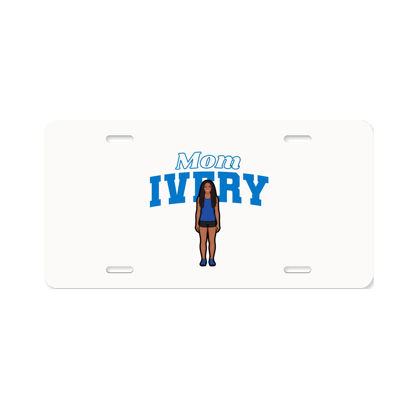 License Plate — Mothers Day Block in Classic