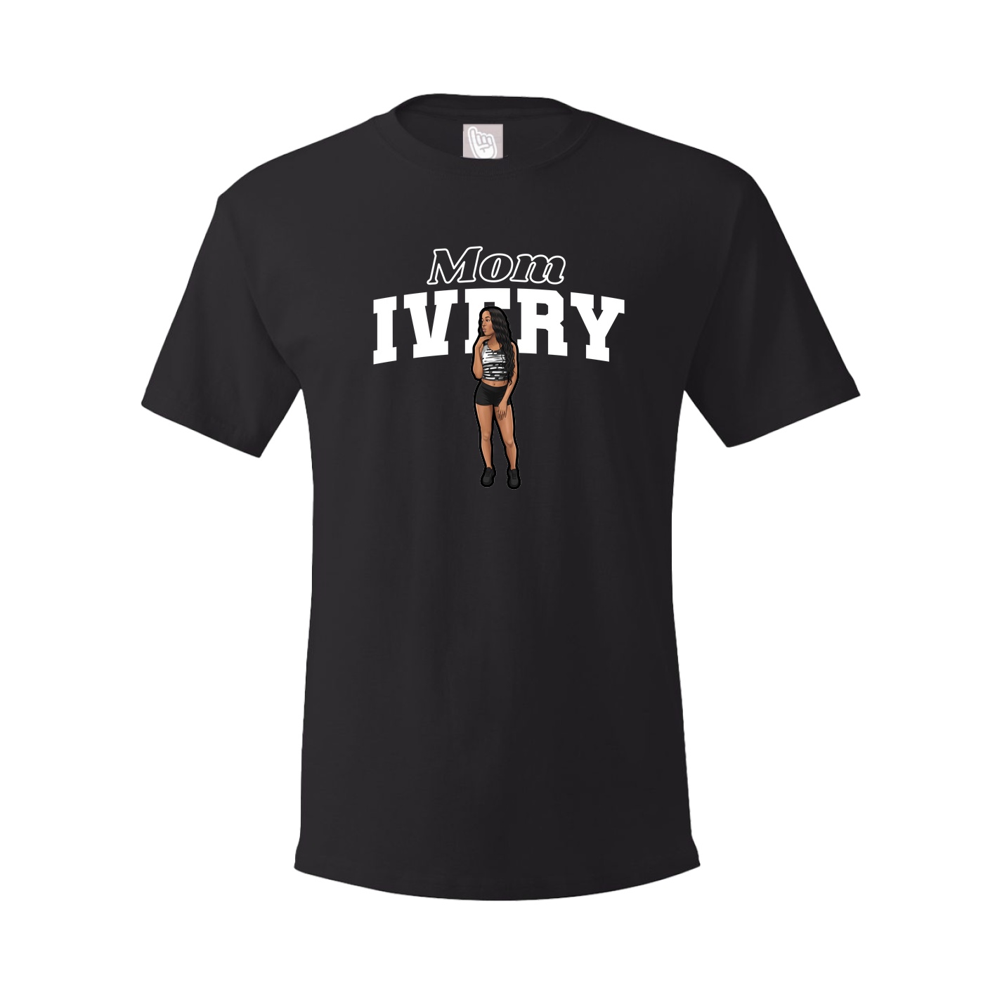 Youth Tee — Mothers Day Block in Black