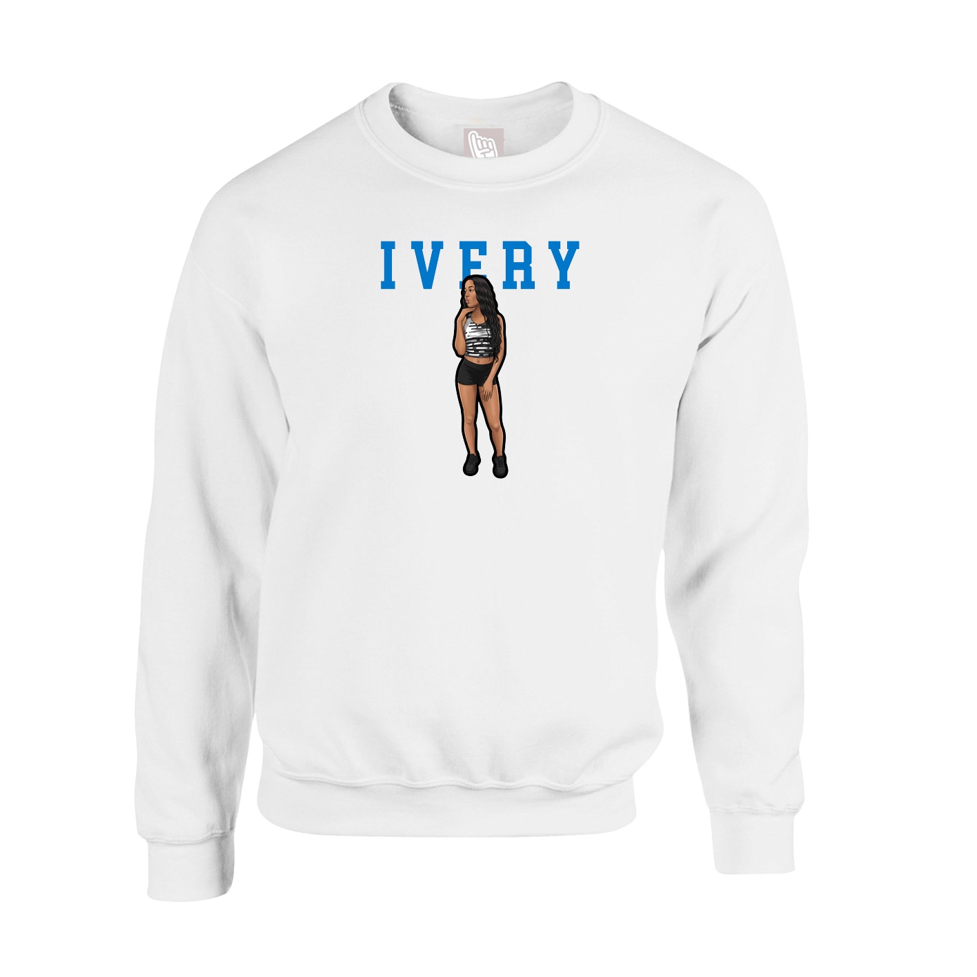 Fleece Crew — Shirsey in White