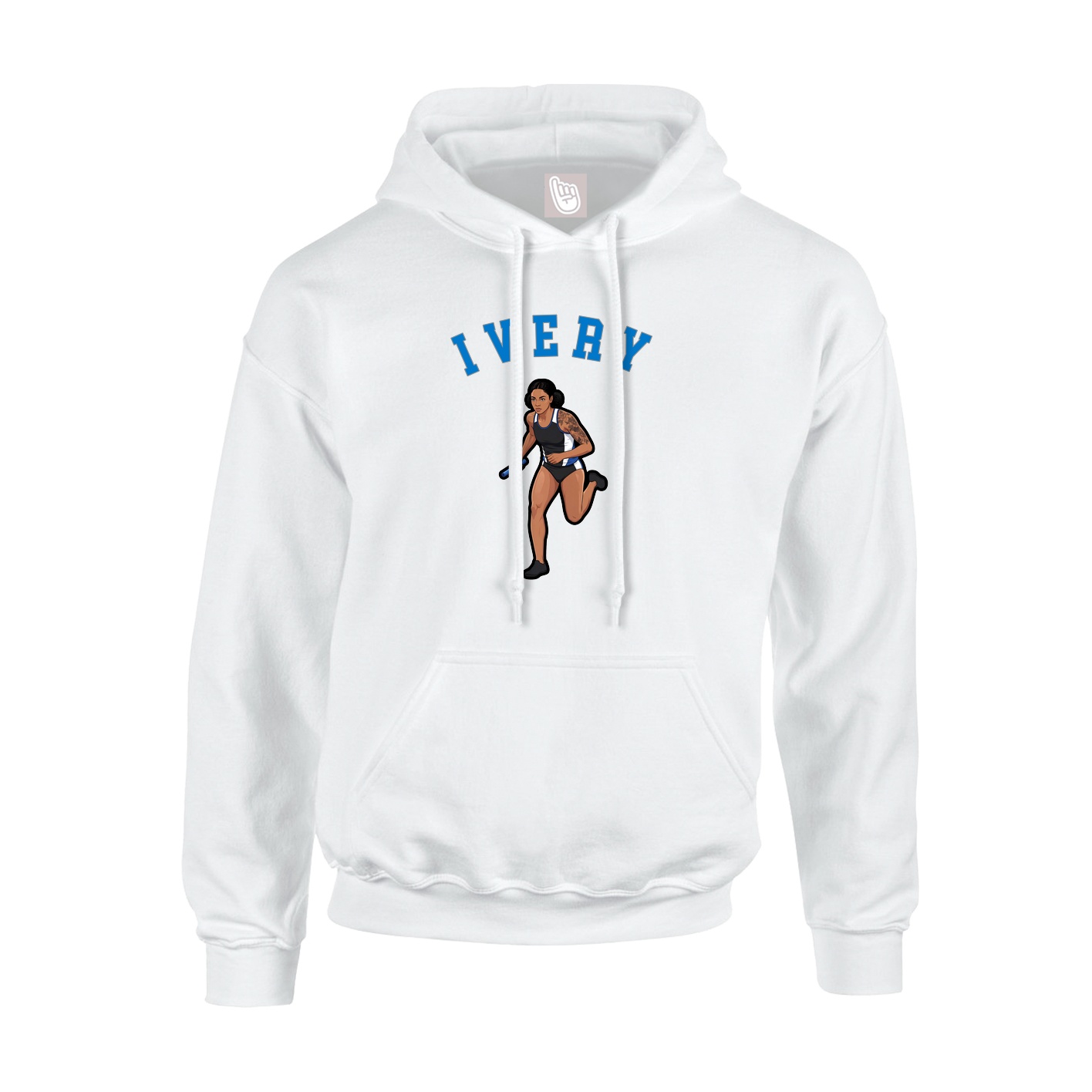 Youth Hoodie — Shirsey Arch in White