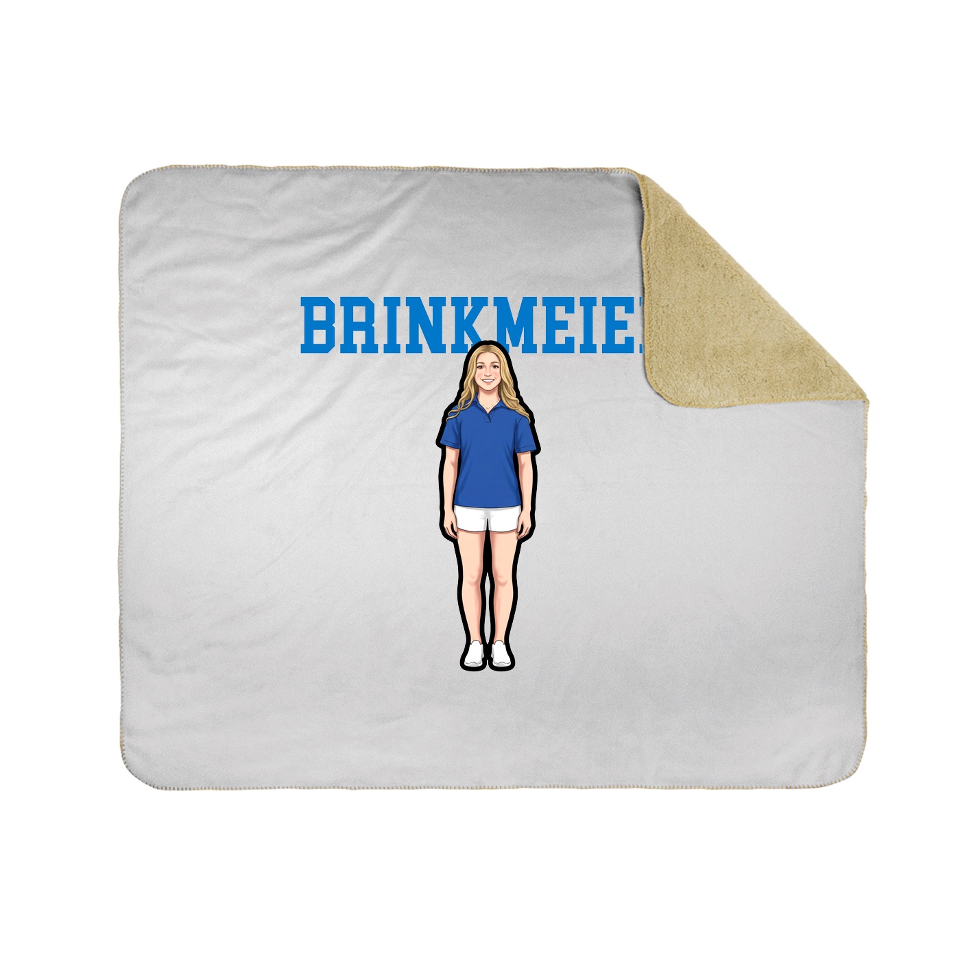 Throw Blanket — Shirsey in White