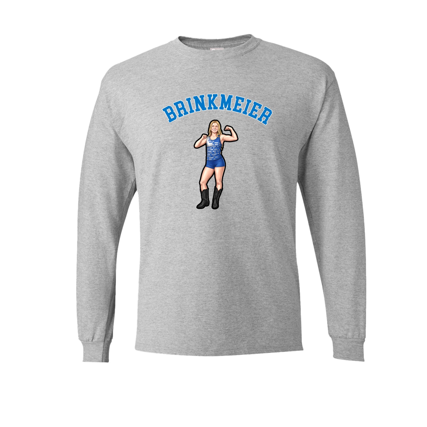 Long Sleeve Tee — Shirsey Arch in Grey