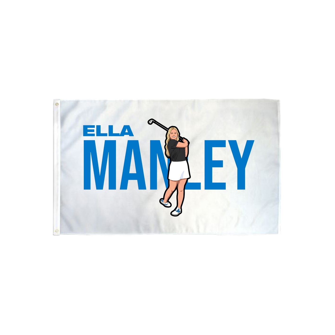 3x5 Flag — Player Name in Classic