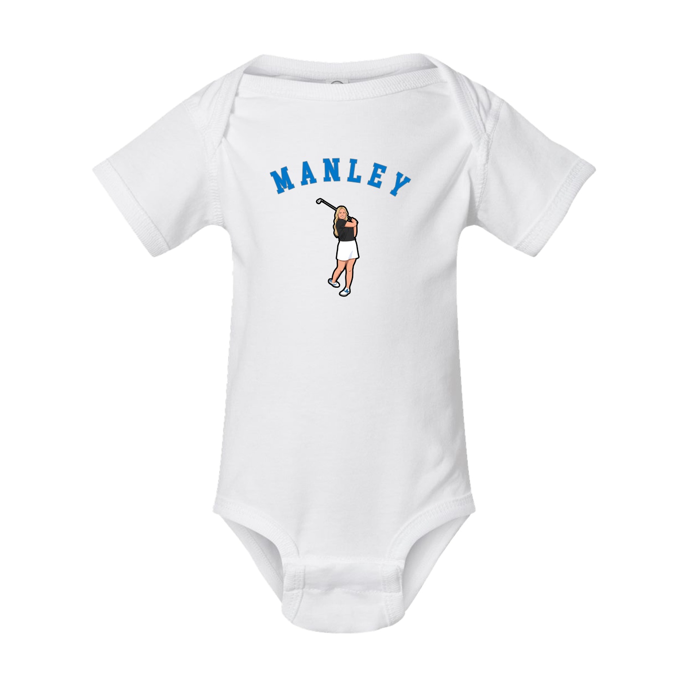 Baby Onesie — Shirsey Arch in White