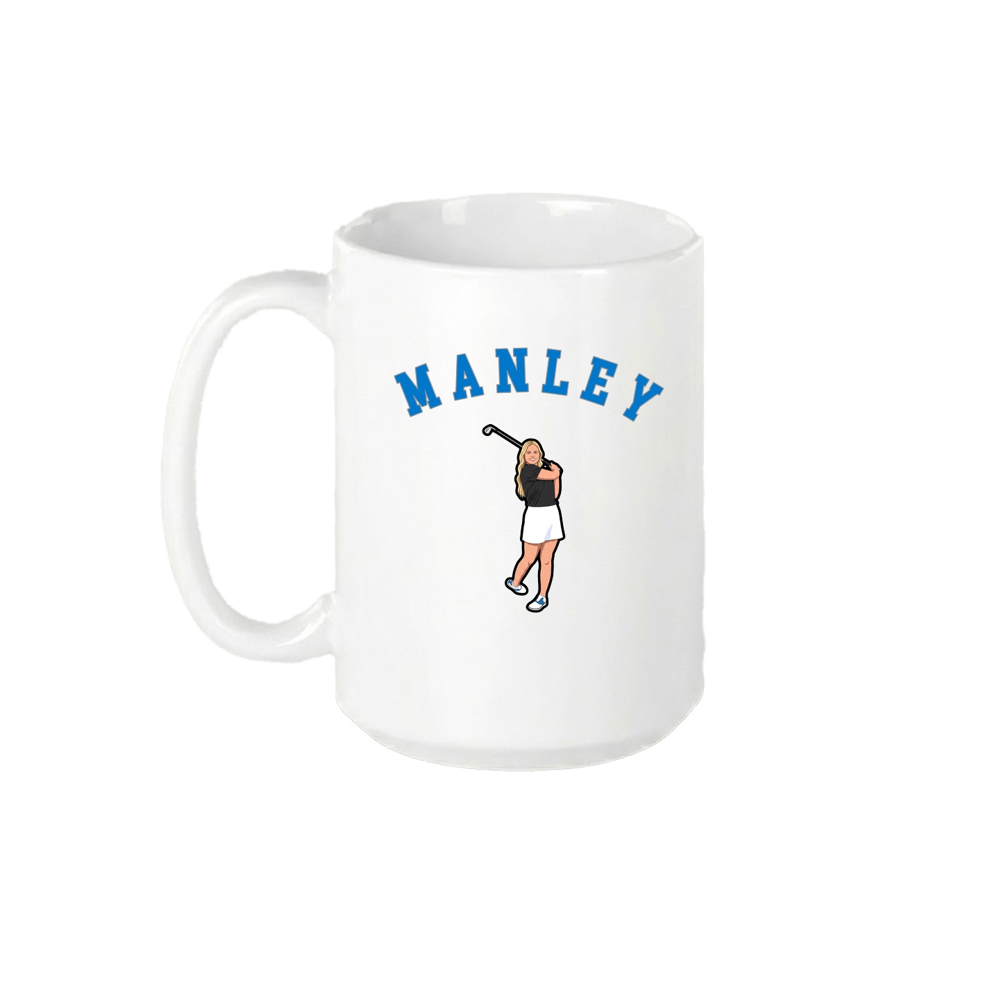 15oz Coffee Mug — Shirsey Arch in White