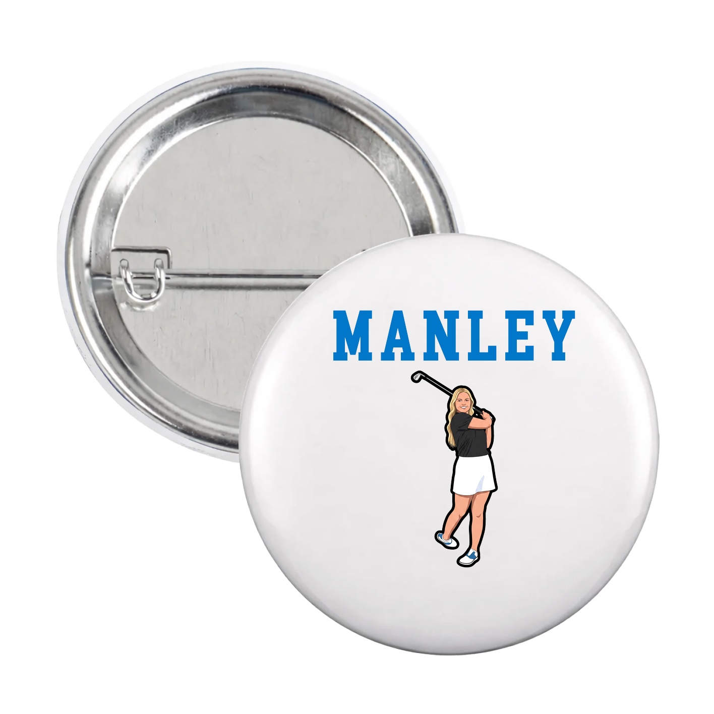 Game Day Button — Shirsey in White