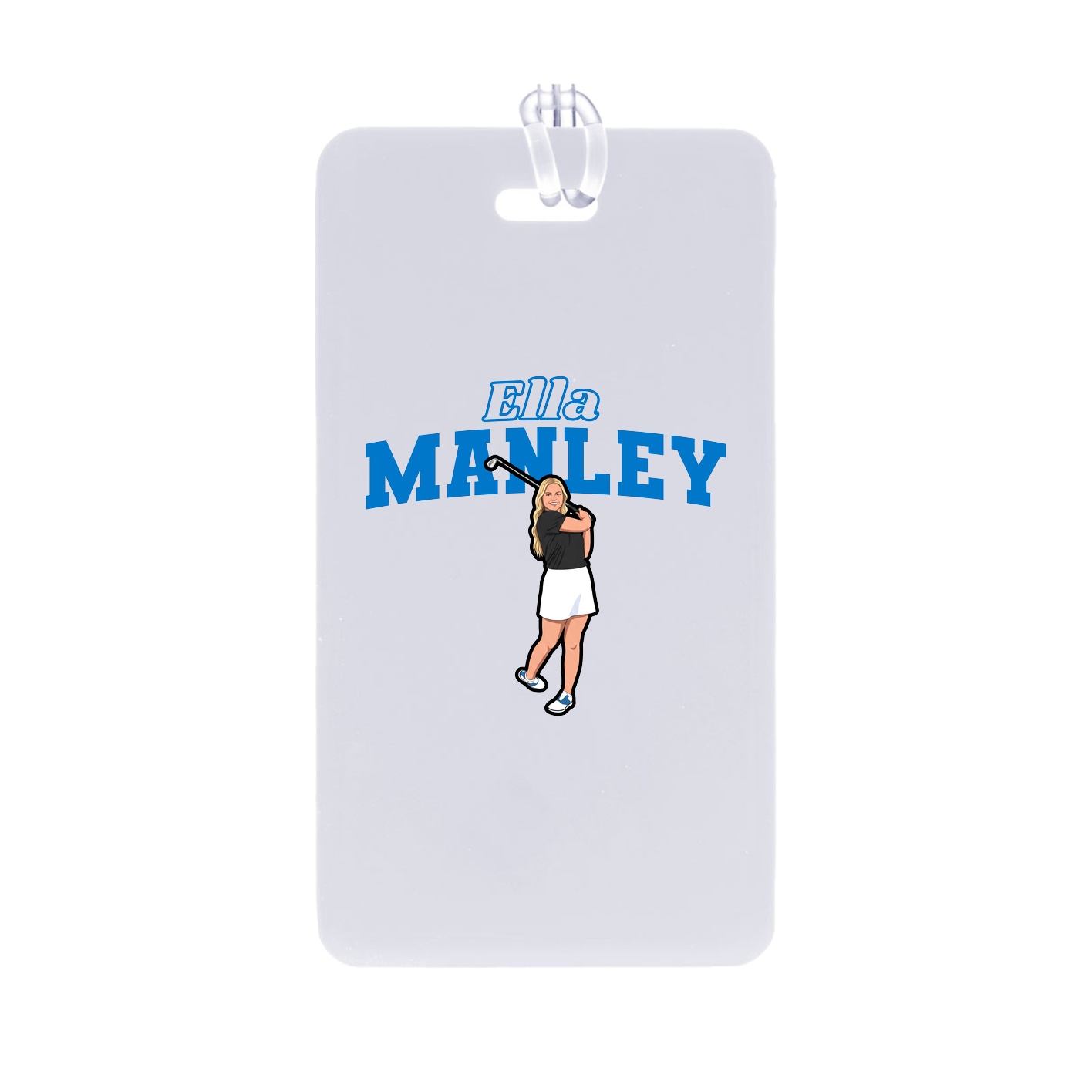 Bag Tag — Name Arch in Classic