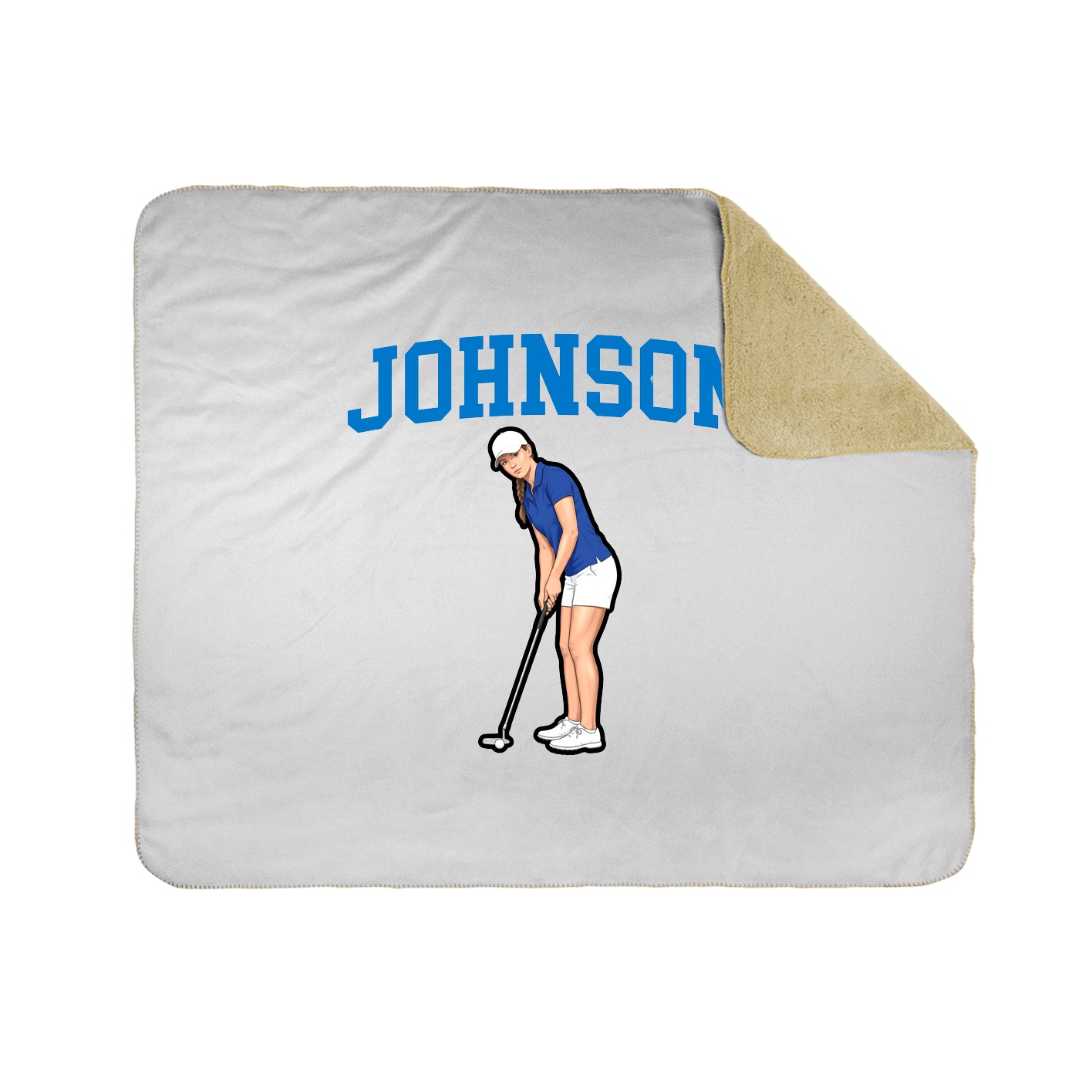 Throw Blanket — Shirsey in White
