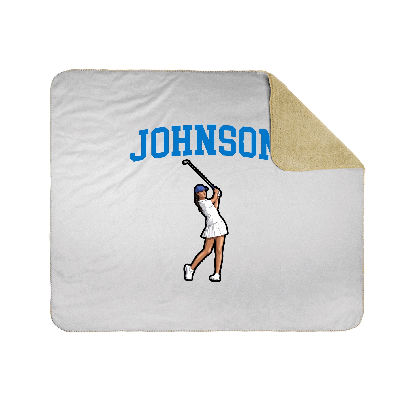 Throw Blanket — Shirsey in White