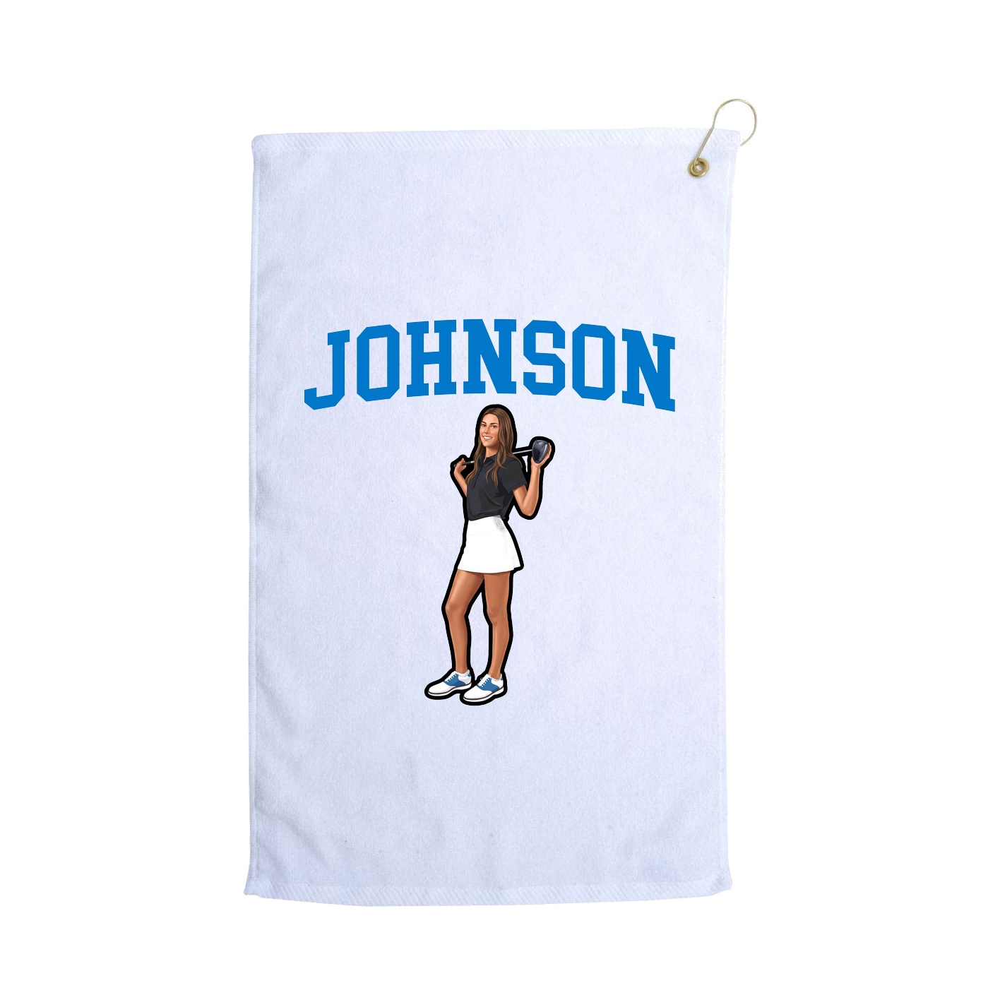 Golf Towel — Shirsey in White