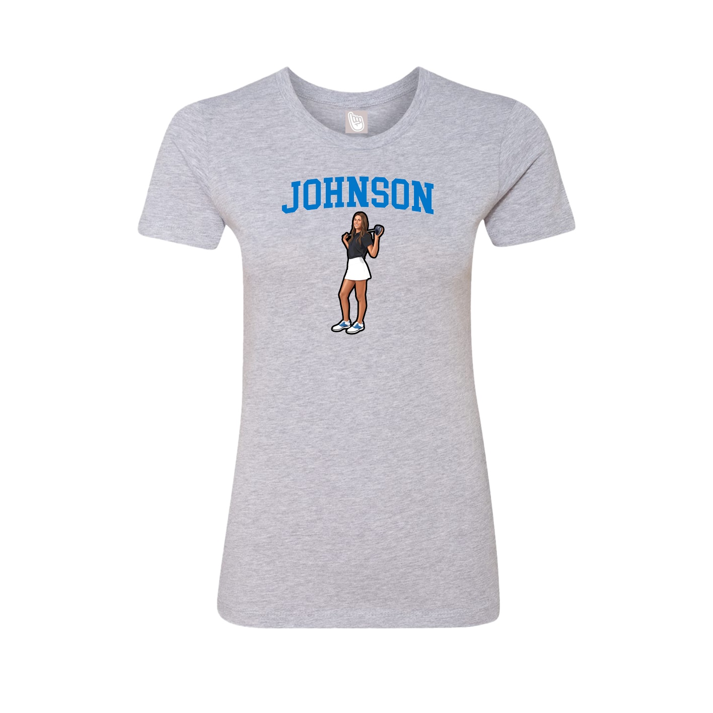 Fitted Women's Tee — Shirsey in Grey