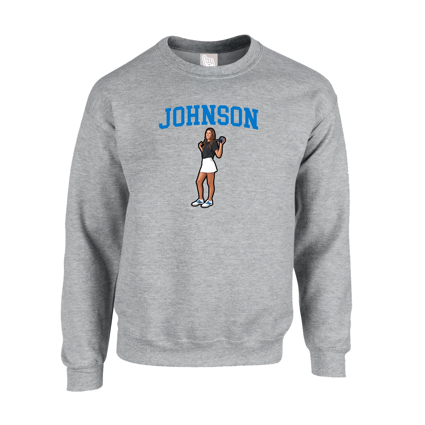Fleece Crew — Shirsey in Grey