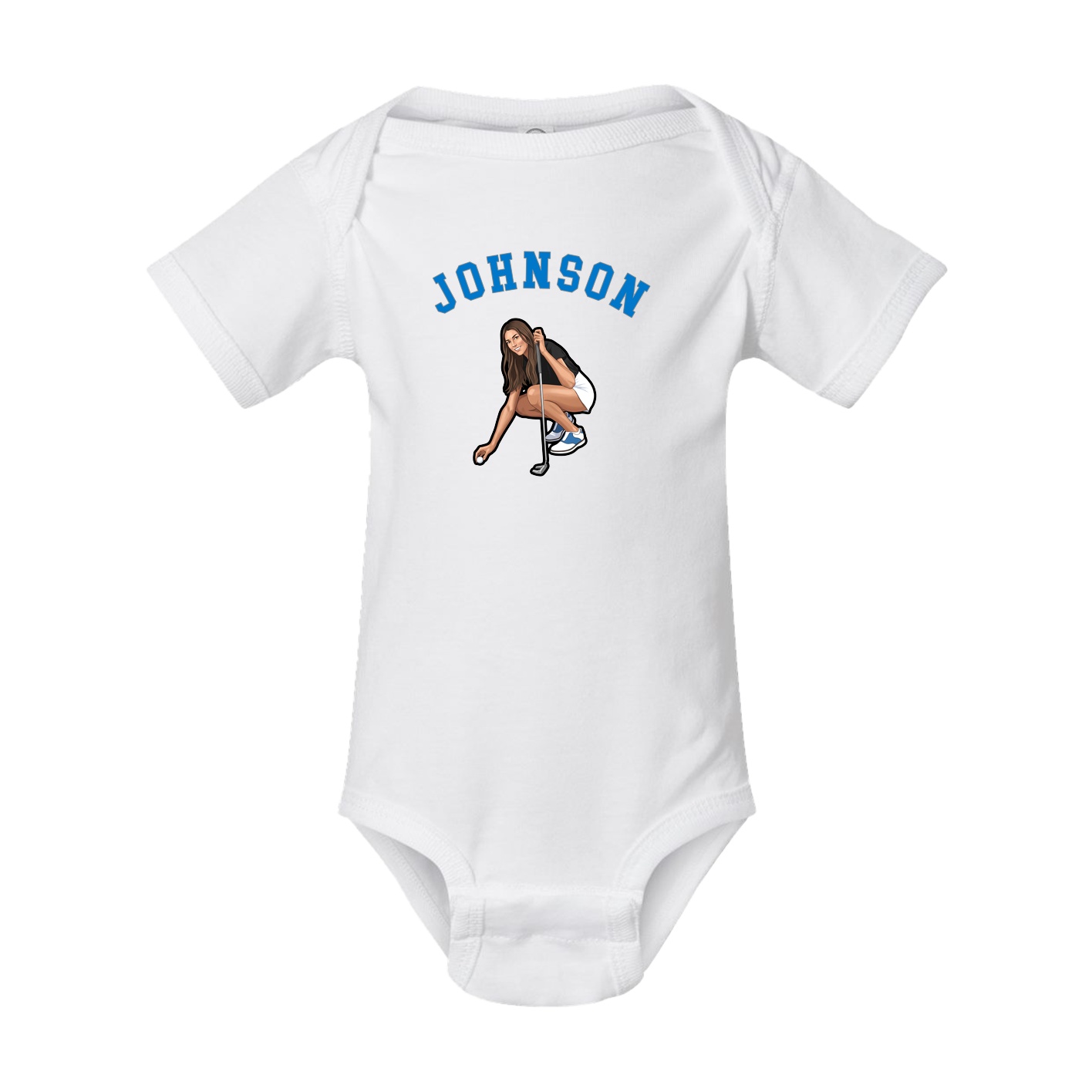 Baby Onesie — Shirsey Arch in White