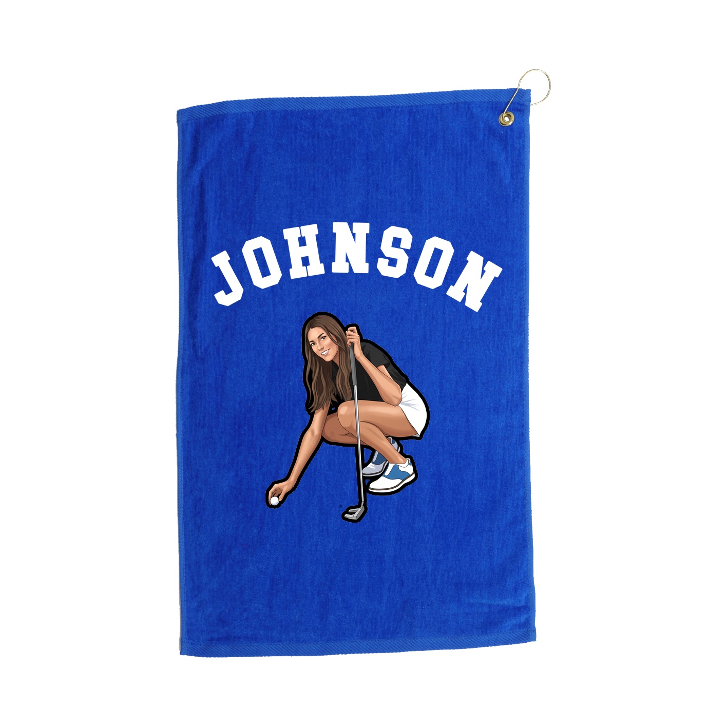 Golf Towel — Shirsey Arch in Royal