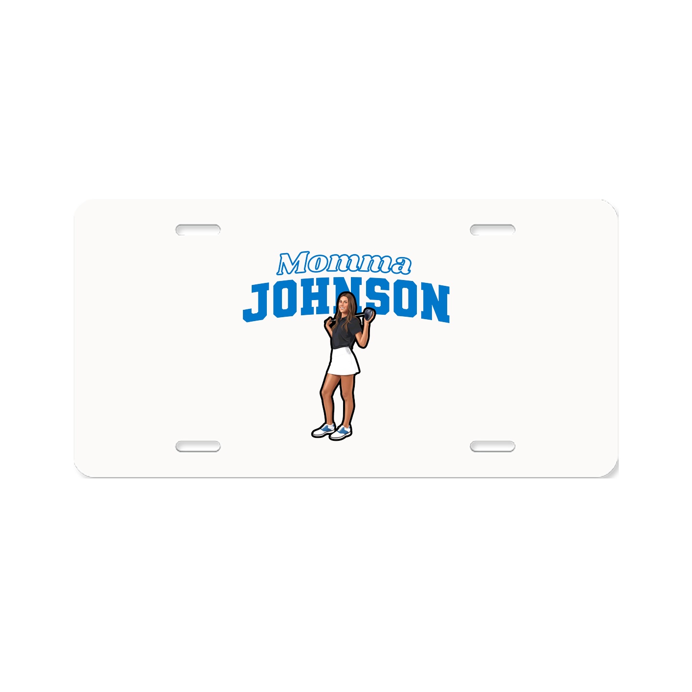 License Plate — Mothers Day Block in Classic