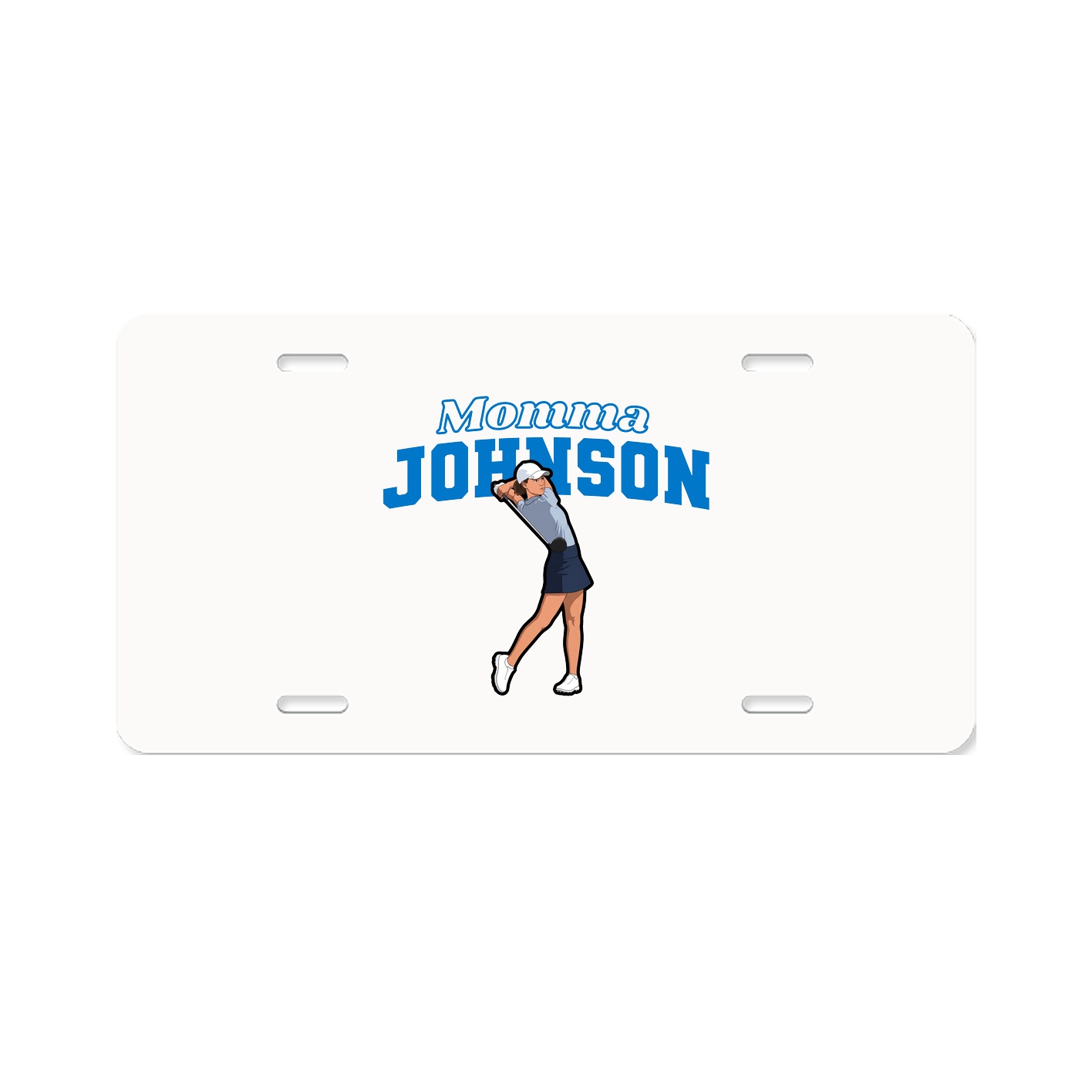 License Plate — Mothers Day Block in Classic