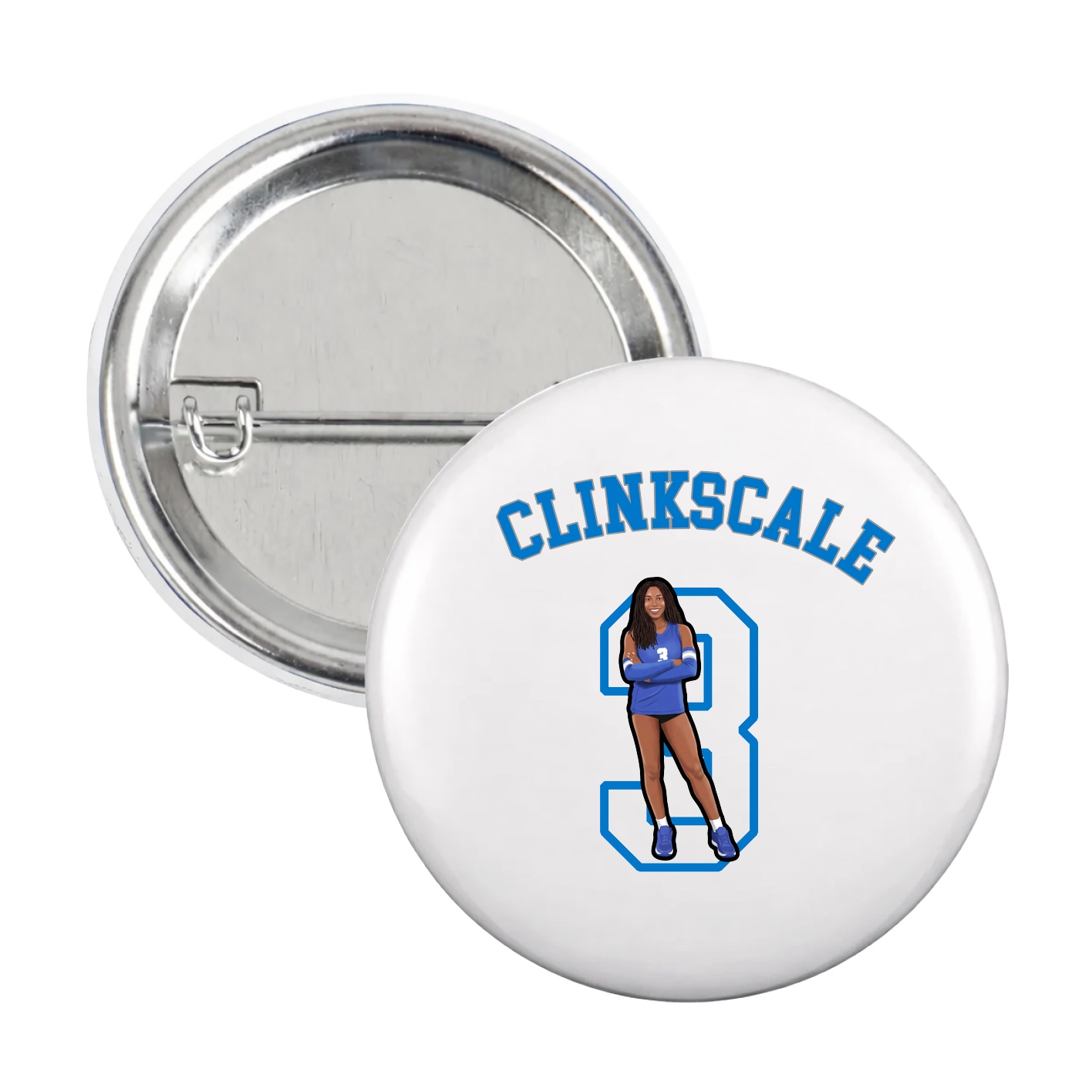 Game Day Button — Shirsey Arch in White