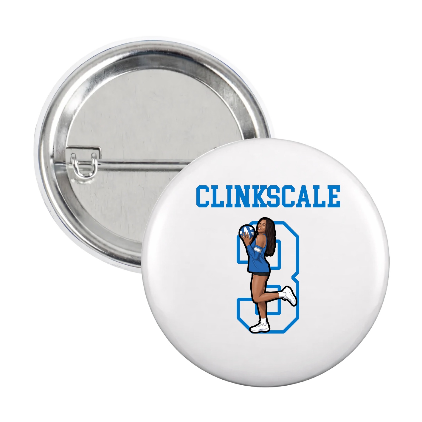 Game Day Button — Shirsey in White