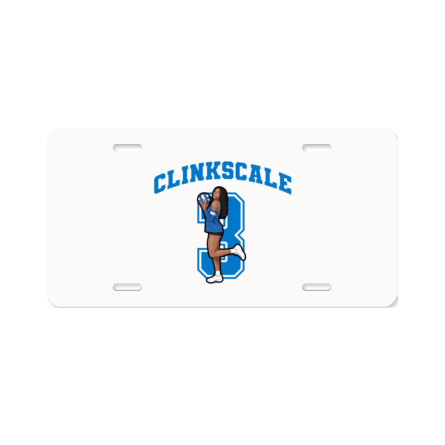 License Plate — Number in Classic