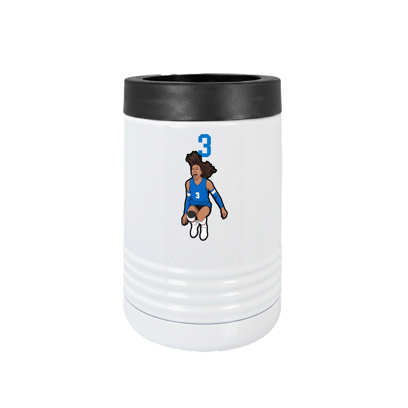 Beverage Holder — Number Top in White