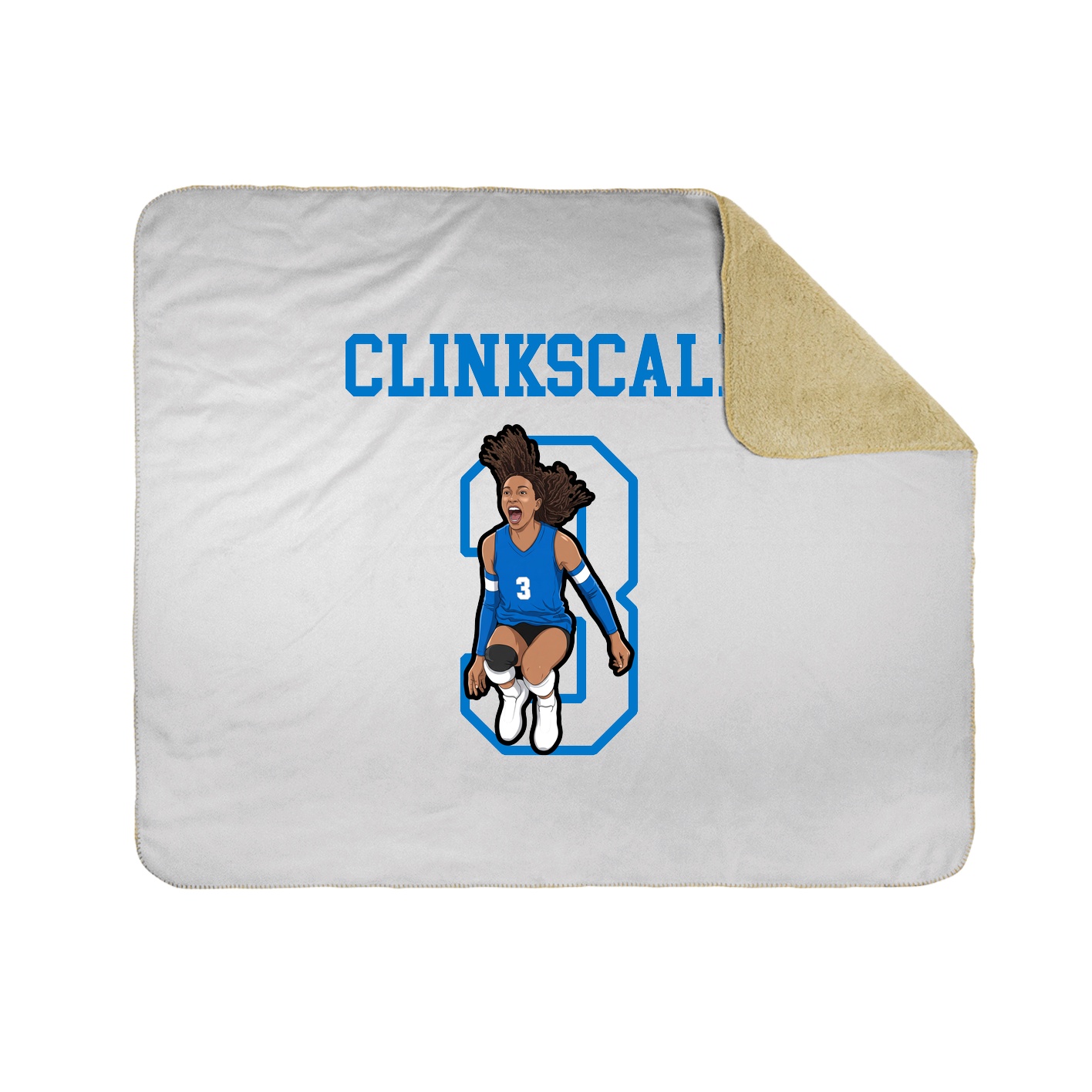 Throw Blanket — Shirsey in White