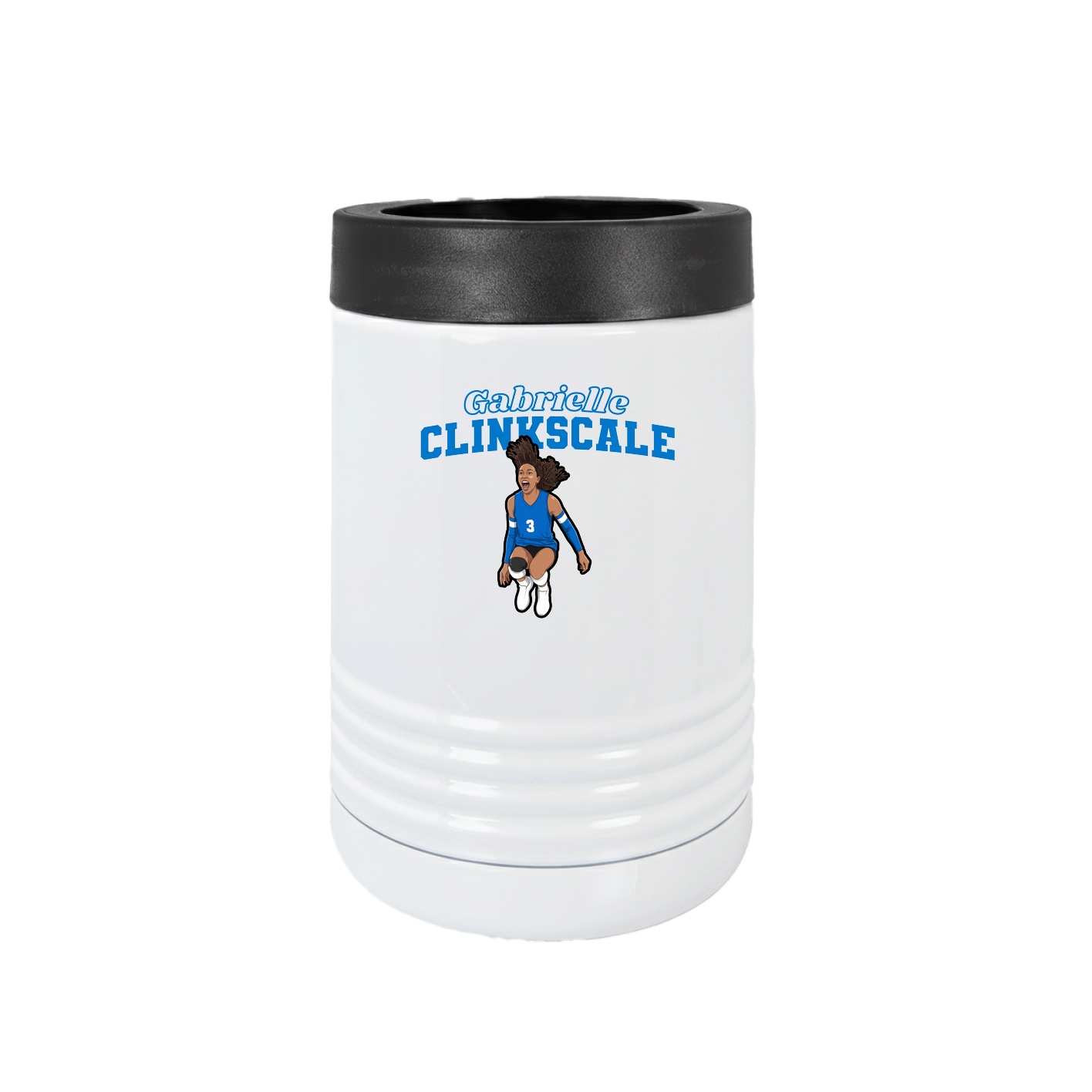 Beverage Holder — Name Arch in White
