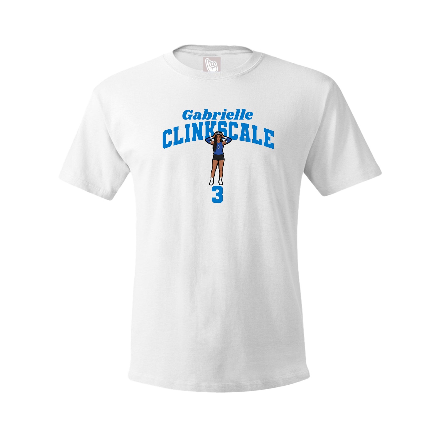 Youth Tee — Signature Arch in White