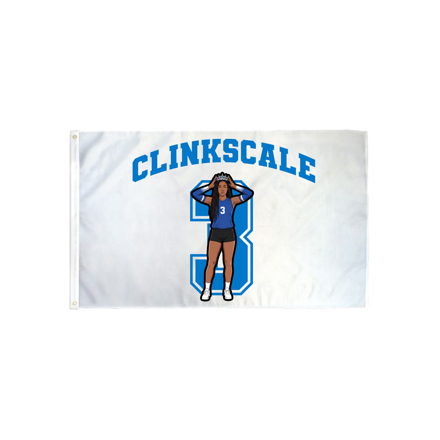 3x5 Flag — Number in Classic