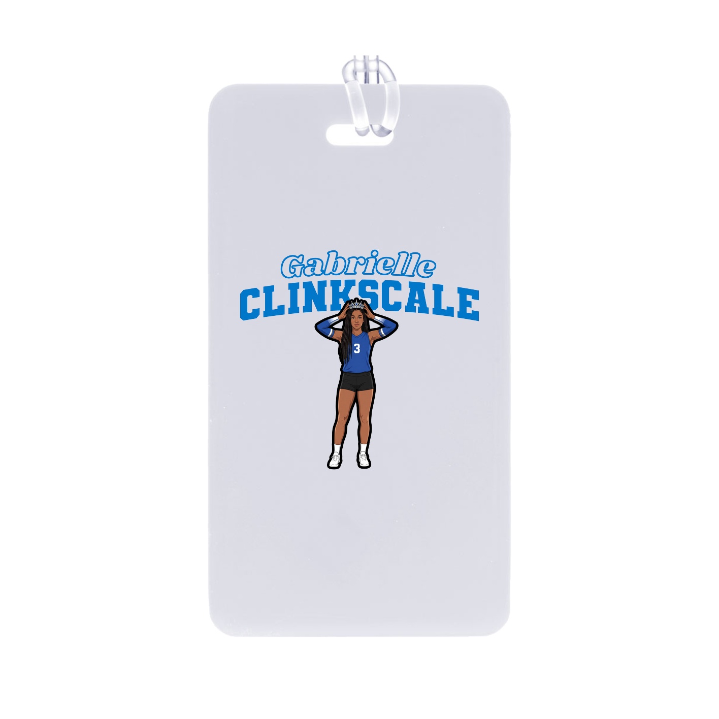 Bag Tag — Name Arch in Classic