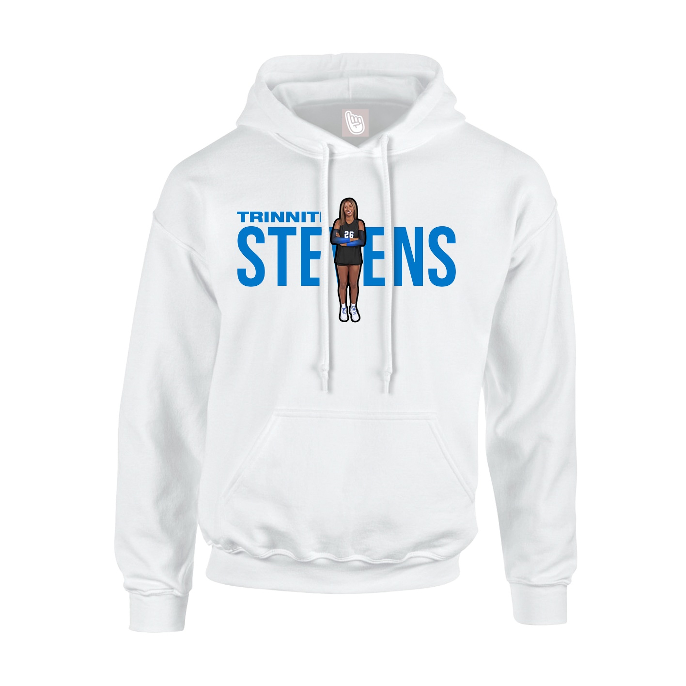 Hoodie — Player Name in White