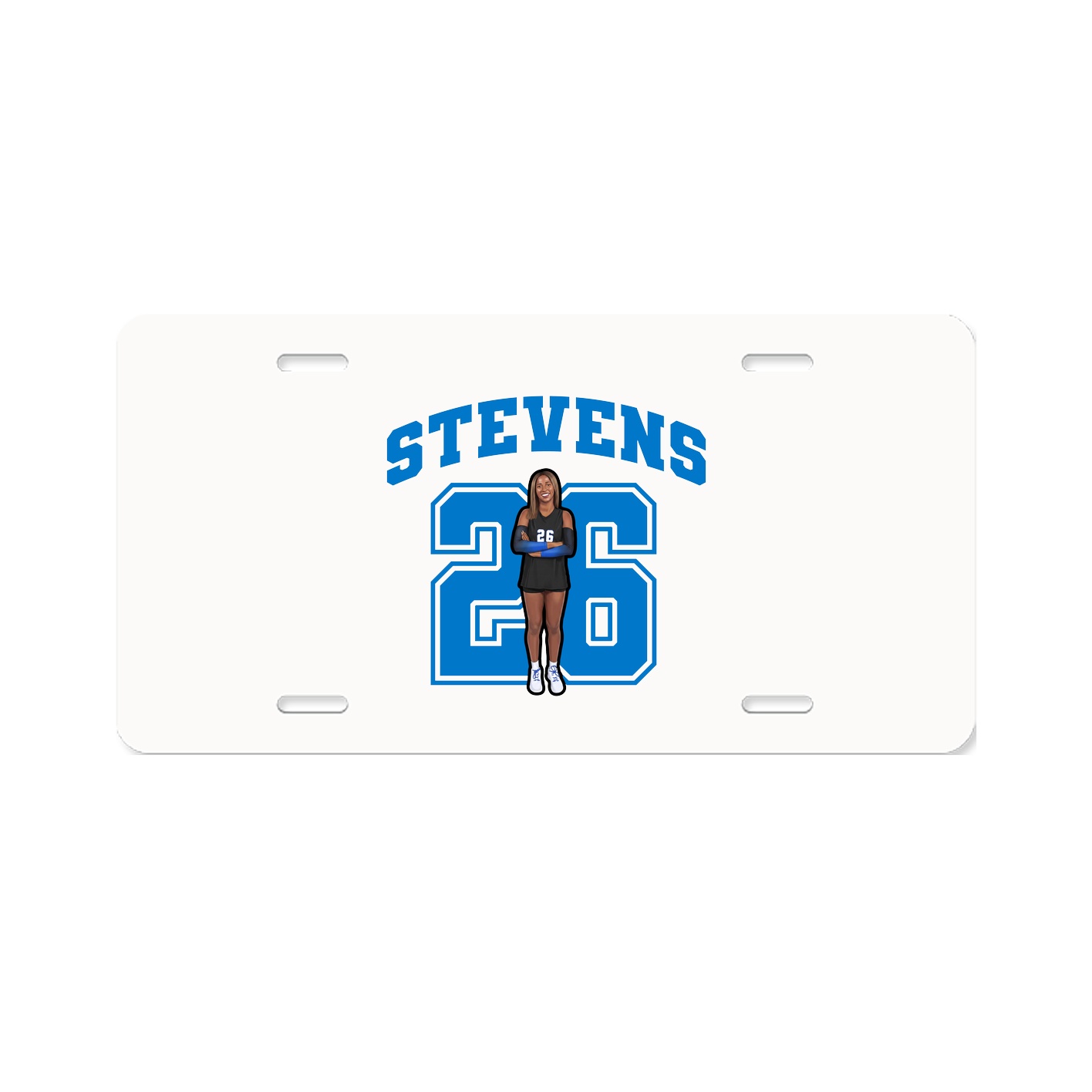 License Plate — Number in Classic