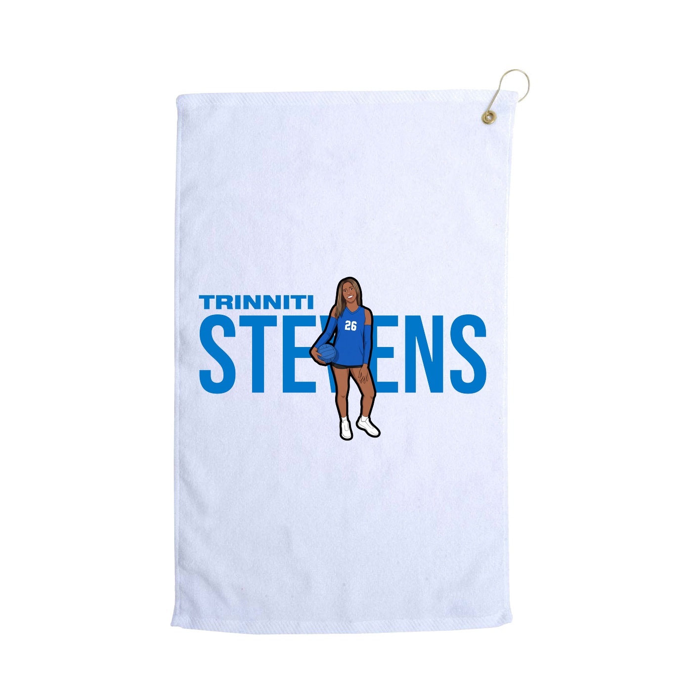 Golf Towel — Player Name in White
