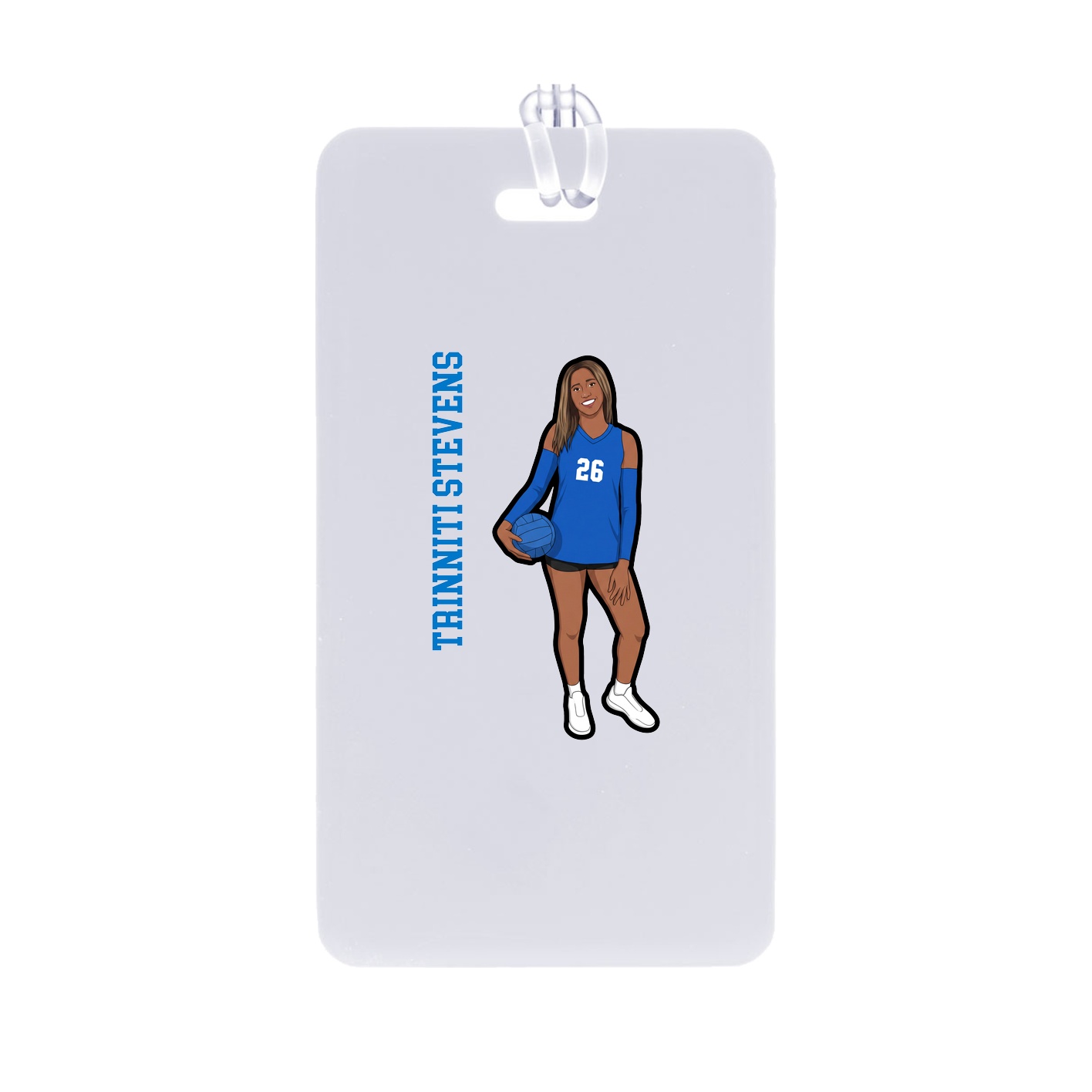 Bag Tag — Name Vertical in Classic