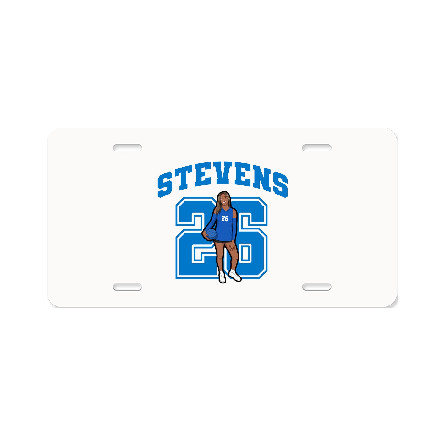 License Plate — Number in Classic