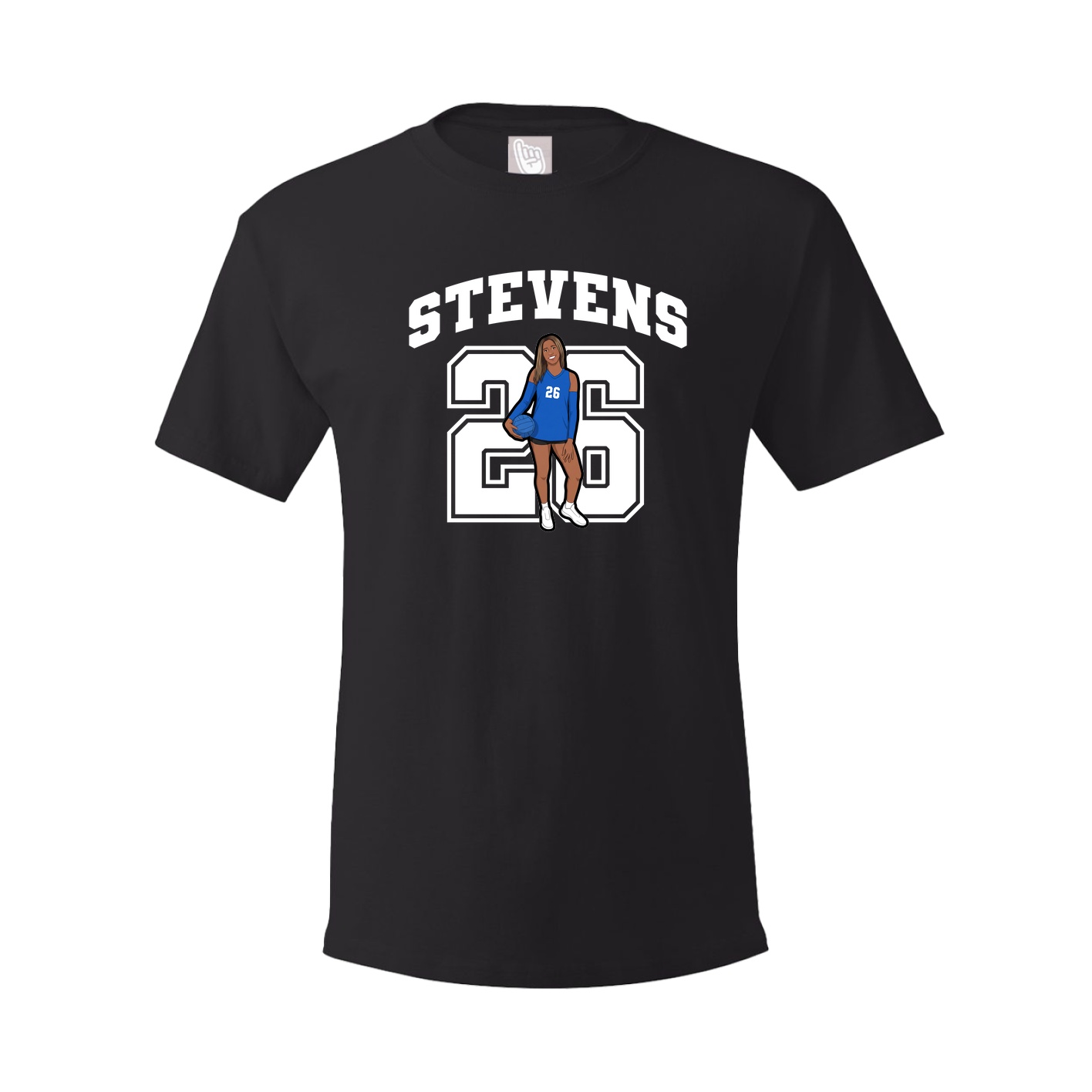 Youth Tee — Number in Black
