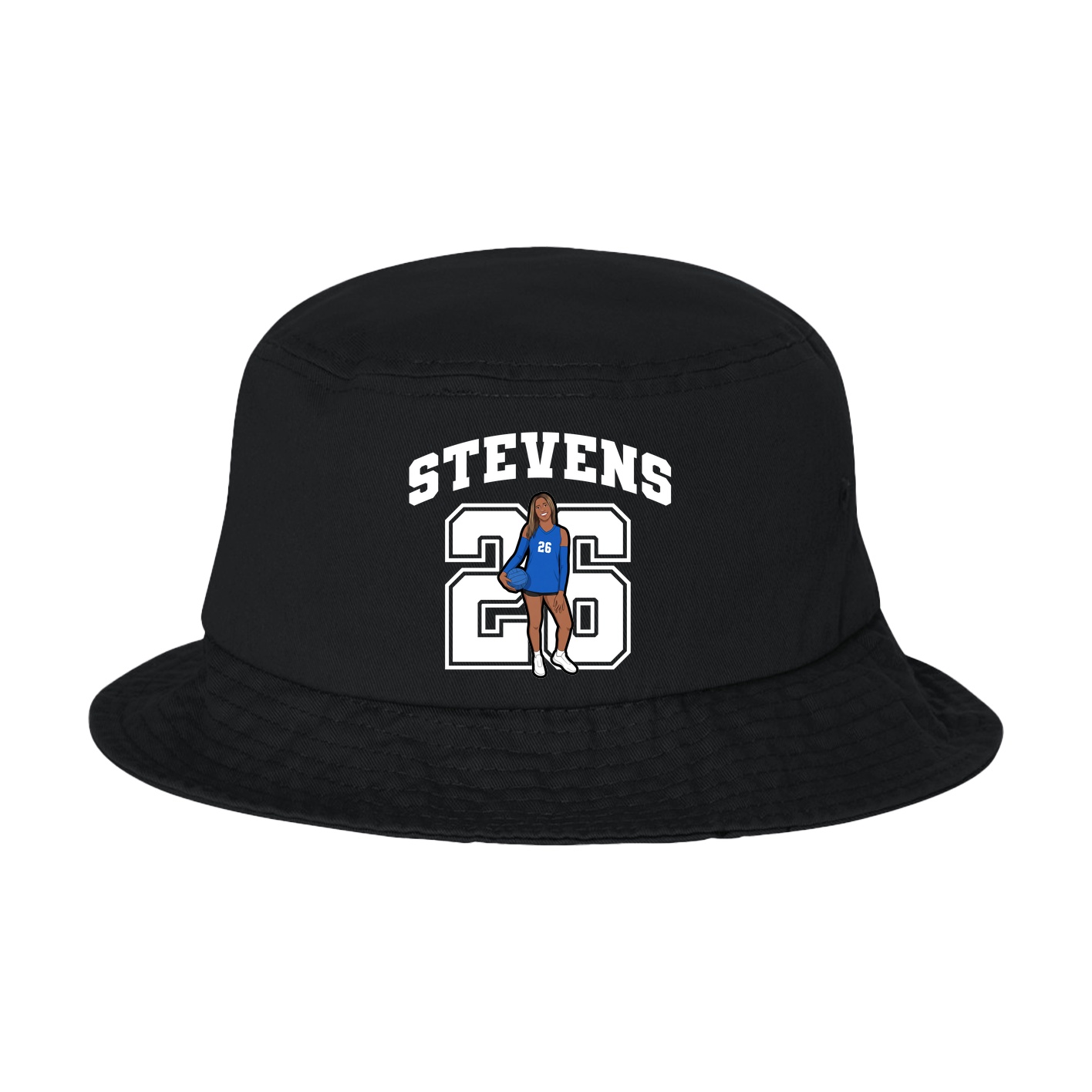 Bucket Cap — Number in Black