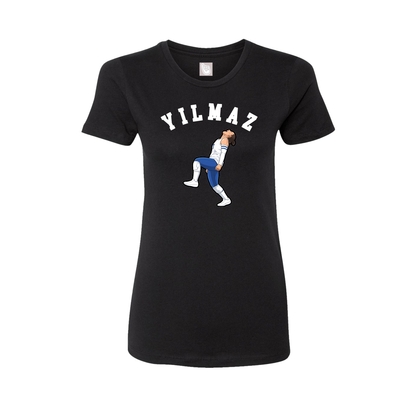 Fitted Women's Tee — Shirsey Arch in Black