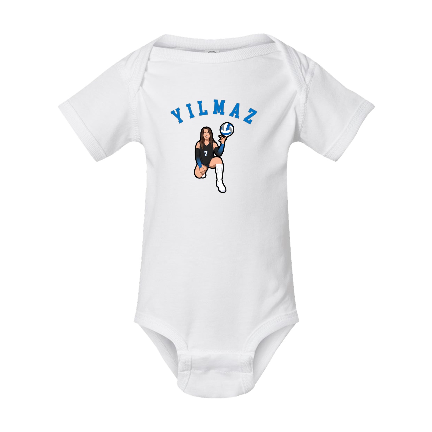 Baby Onesie — Shirsey Arch in White