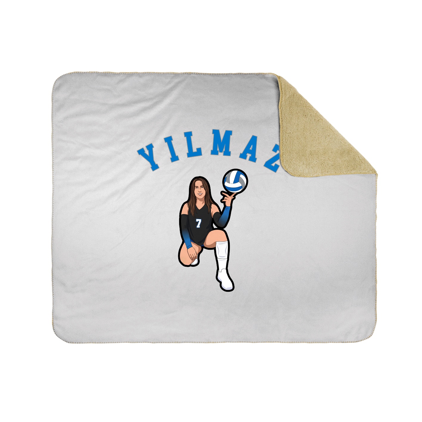 Throw Blanket — Shirsey Arch in White
