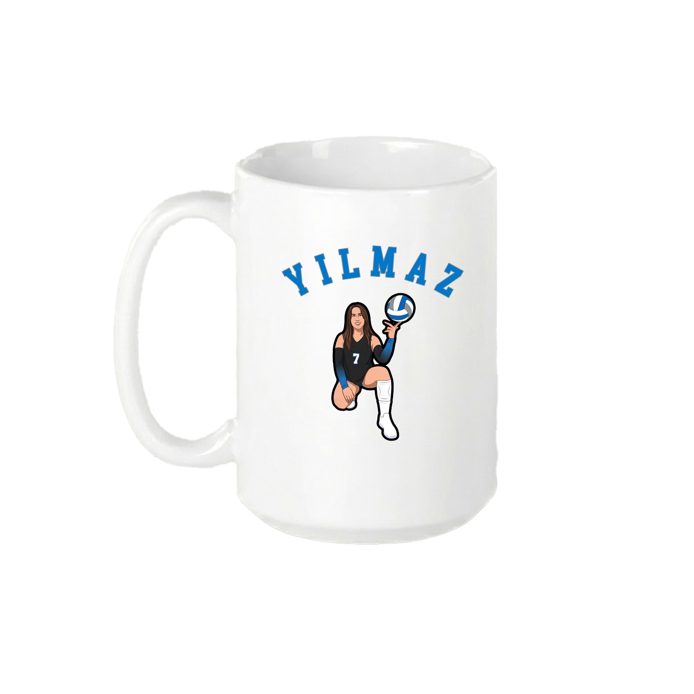 15oz Coffee Mug — Shirsey Arch in White