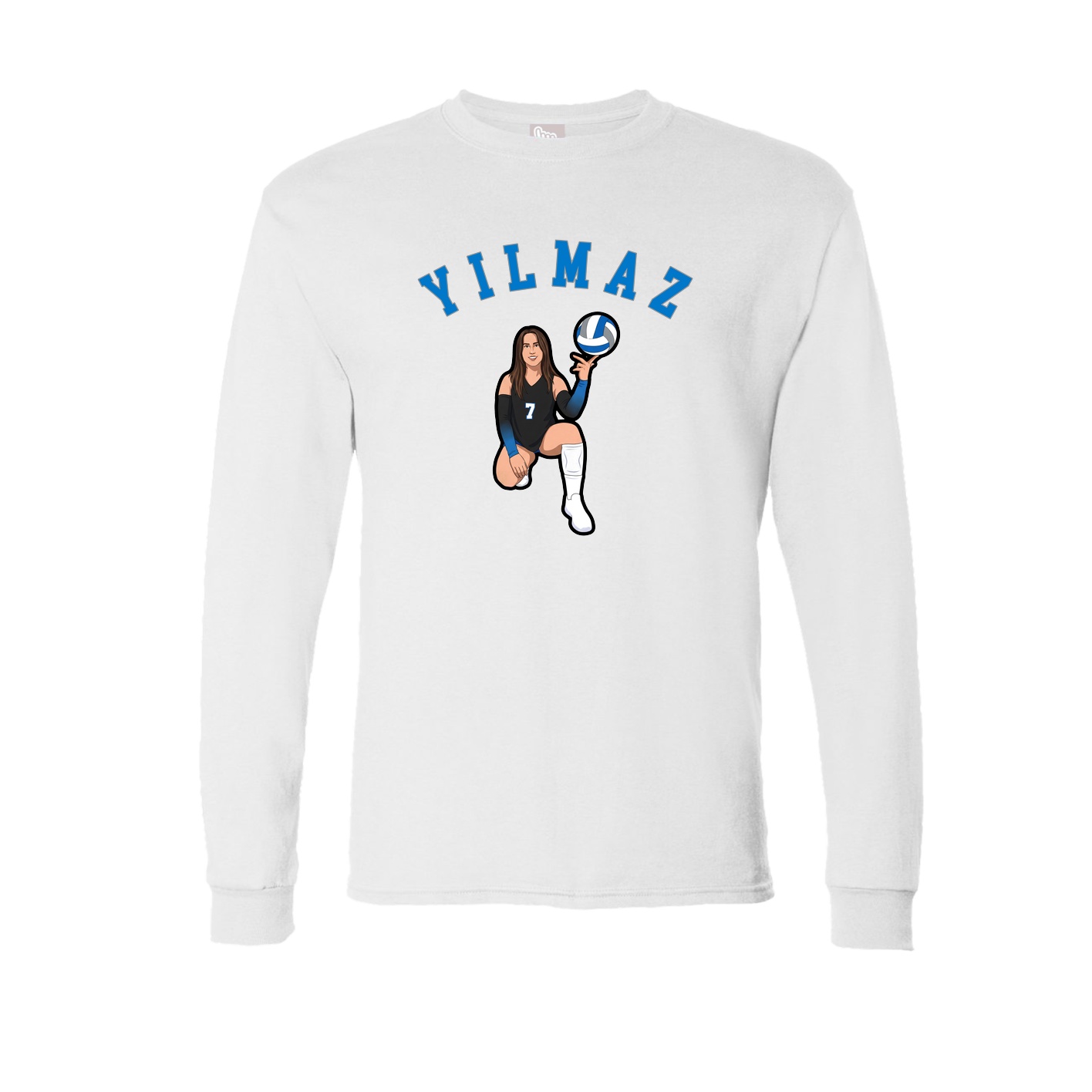 Long Sleeve Tee — Shirsey Arch in White