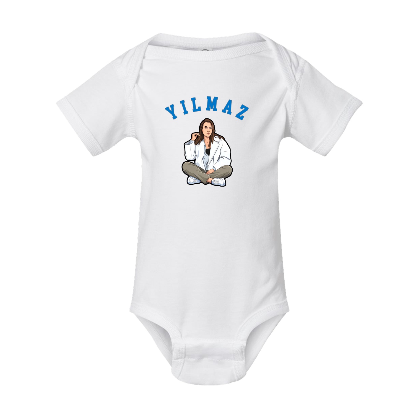 Baby Onesie — Shirsey Arch in White