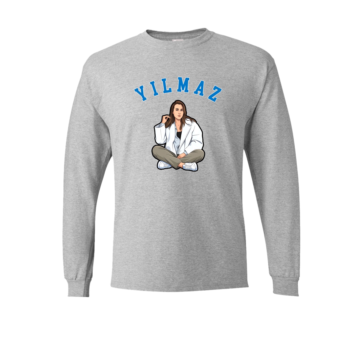 Long Sleeve Tee — Shirsey Arch in Grey