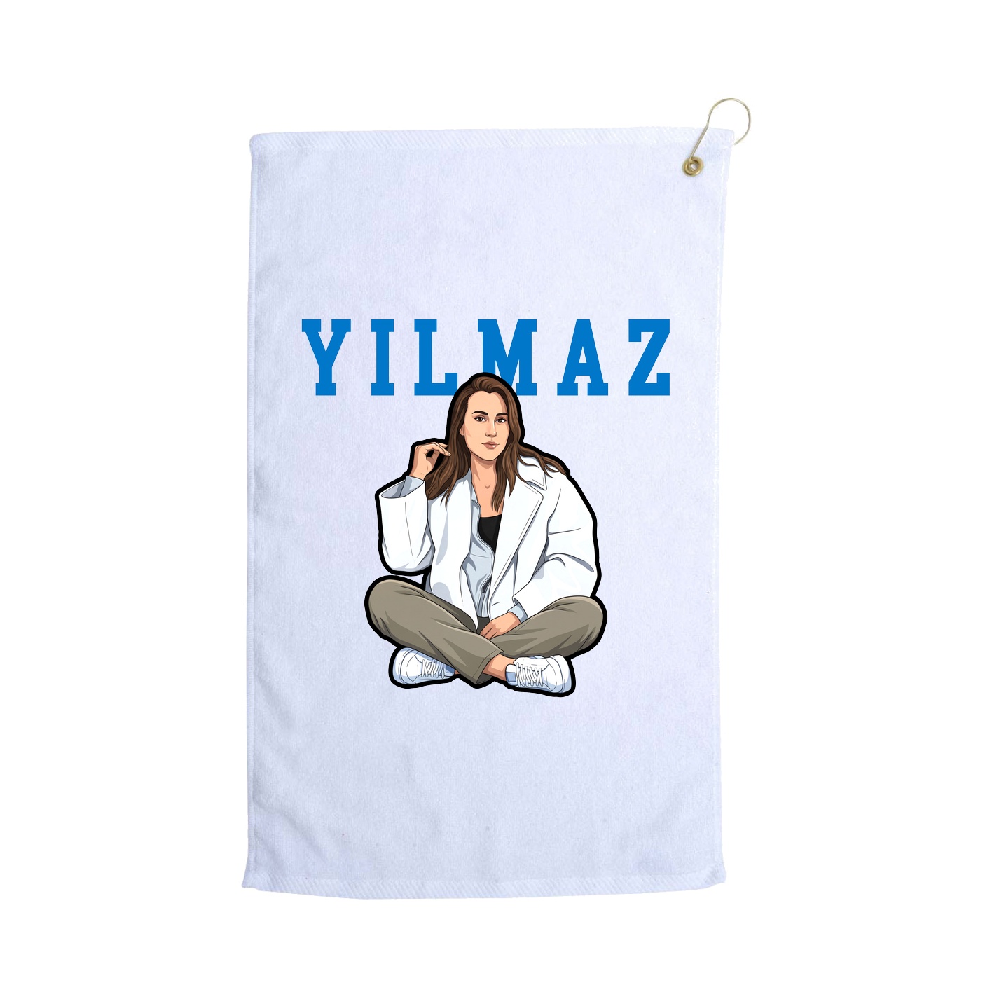 Golf Towel — Shirsey in White