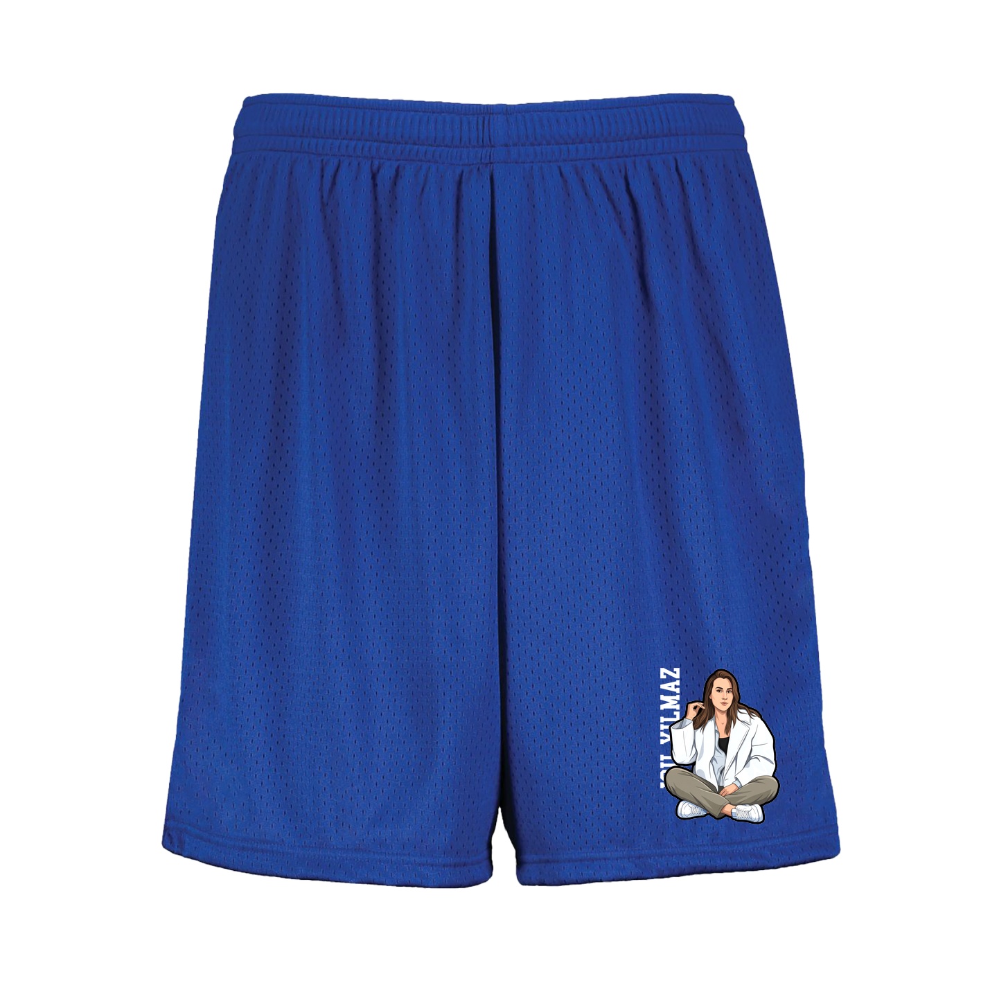 Shorts — Name Vertical in Royal